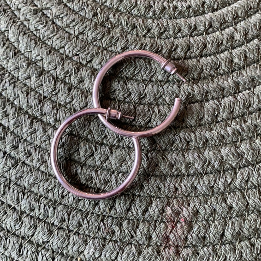 Monet vintage hoop earrings